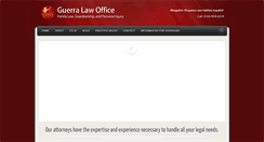 Desktop Screenshot of guerralawoffice.com